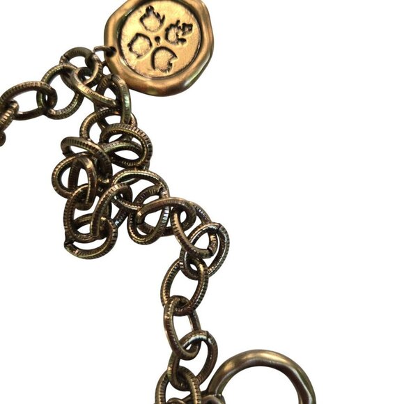 Patricia Nash NWOT World Charm Necklace Bracelet Set Goldtone Unique - Picture 11 of 16